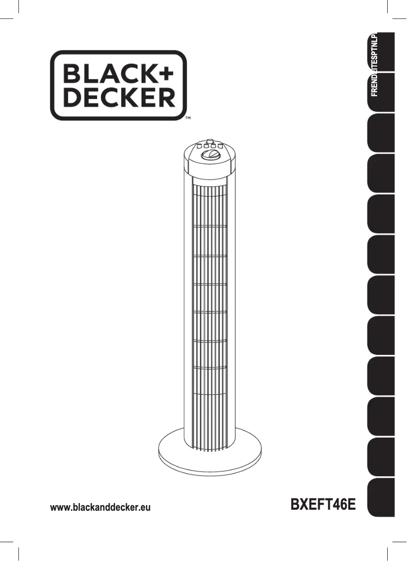 Page 1 de la notice Manuel utilisateur Black & Decker BXEFT46E
