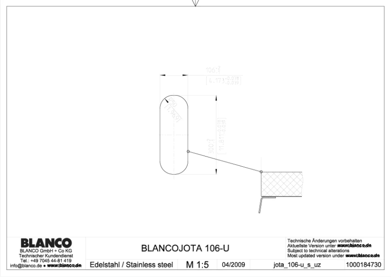Image de la première page du manuel de l'appareil JOTA 106-U
