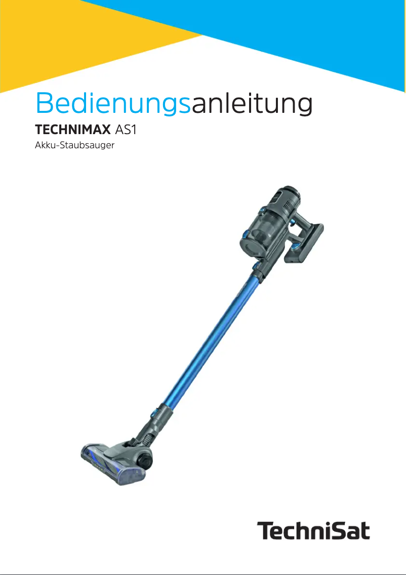 Page n°1 - Manuel utilisateur TechniSat TechniMax AS1