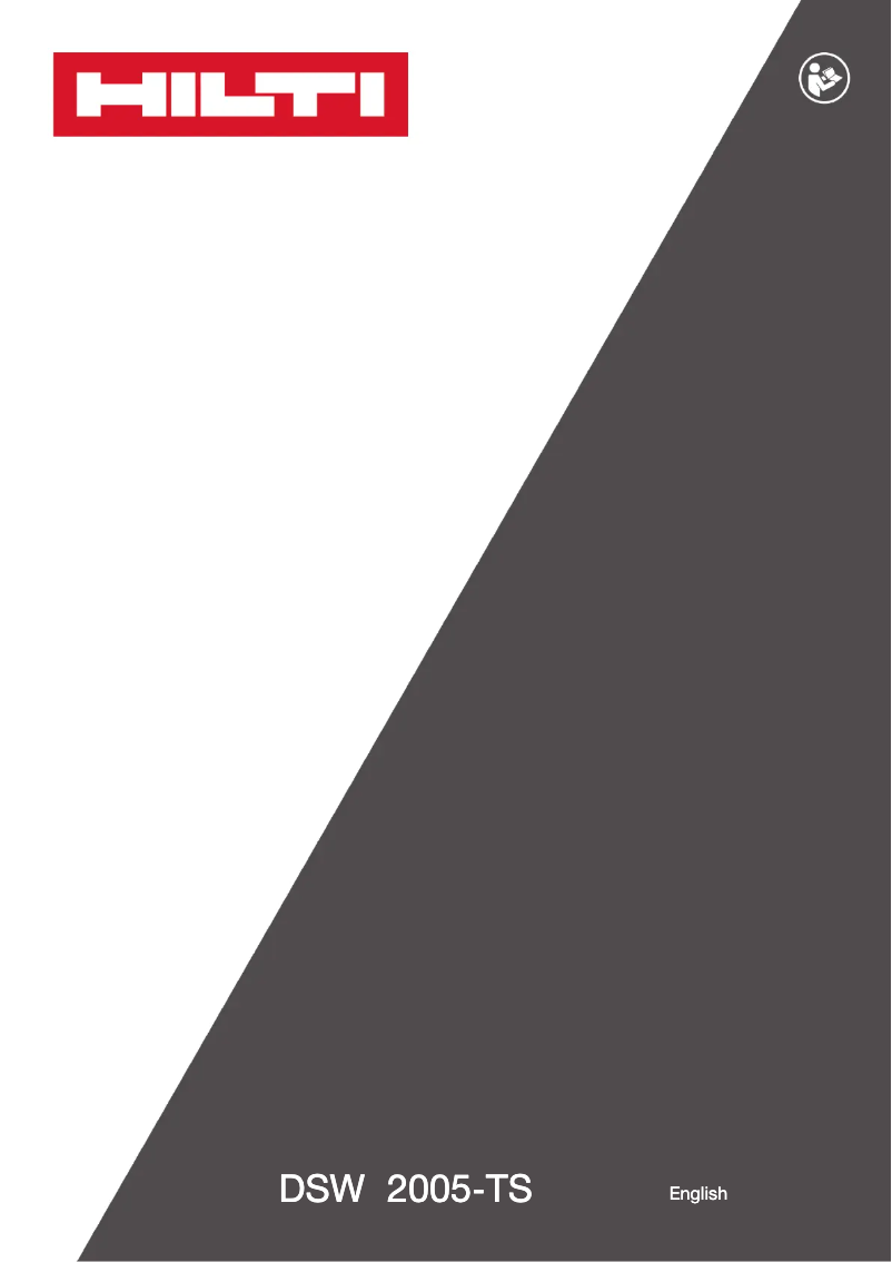 Image de la première page du manuel de l'appareil DSW 2005-TS