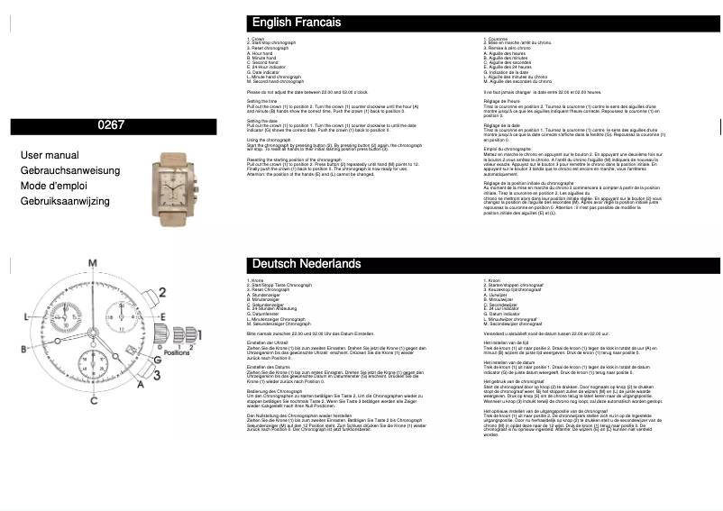 Page n°1 - Manuel utilisateur Davis 0267