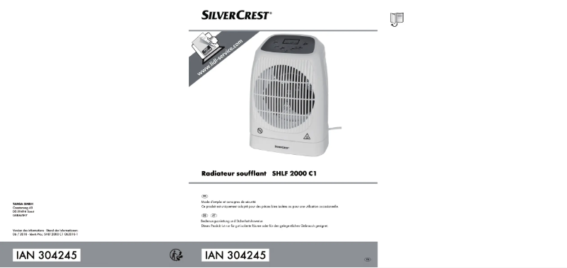Page n°1 - Manuel utilisateur SilverCrest LHL 2000 C2