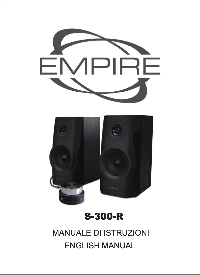 Page 1 de la notice Manuel utilisateur Empire S-300R