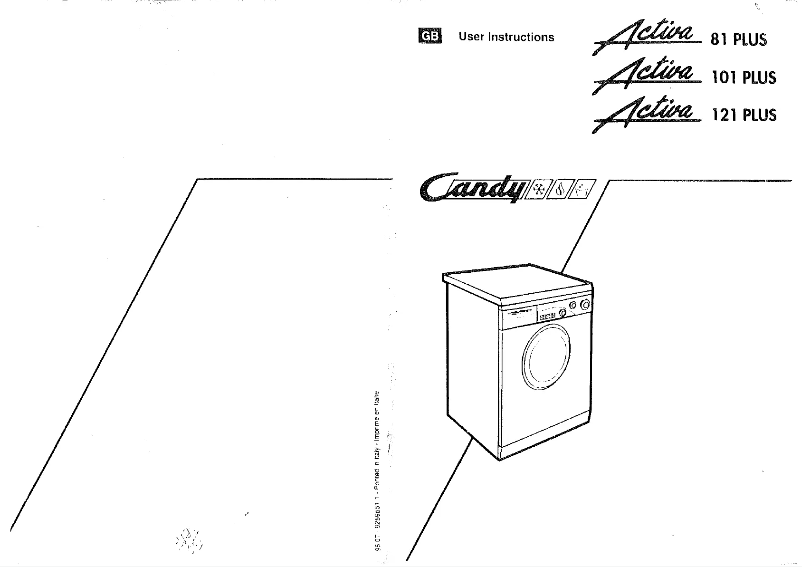 Image de la première page du manuel de l'appareil Activa 121 plus