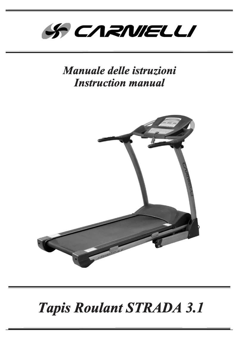 Page n°1 - Manuel utilisateur Carnielli Strada 3.1