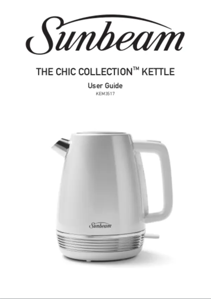 Image de la première page du manuel de l'appareil The Chic Collection KEM3517