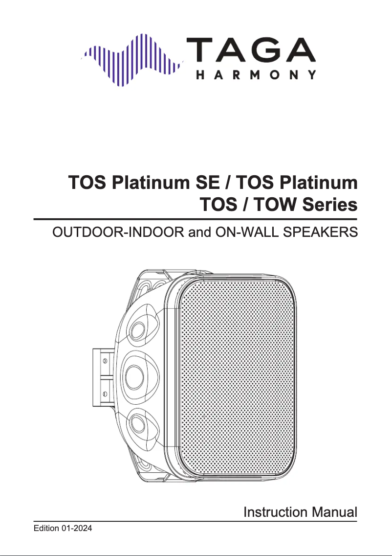 First page image of the manual for TOS Platinum 60