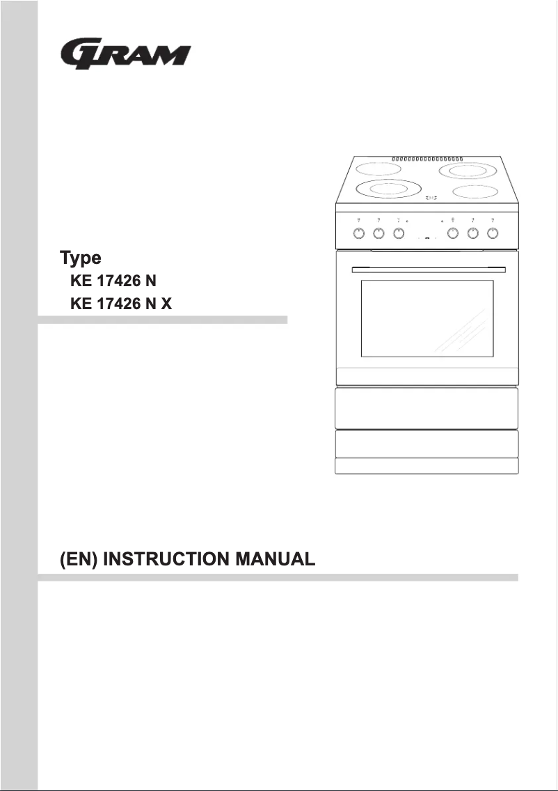 Page 1 de la notice Manuel utilisateur Gram KE 17426 N