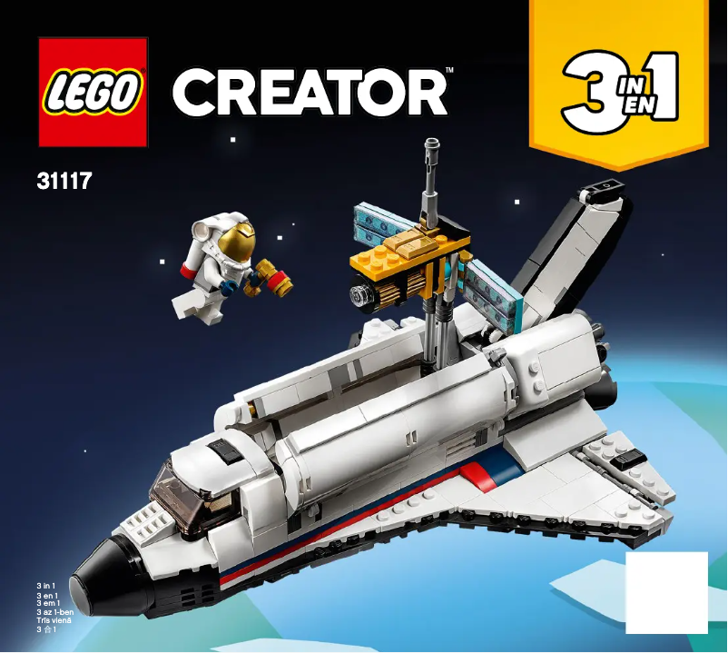 Page n°1 - Manuel utilisateur Lego Creator 31117