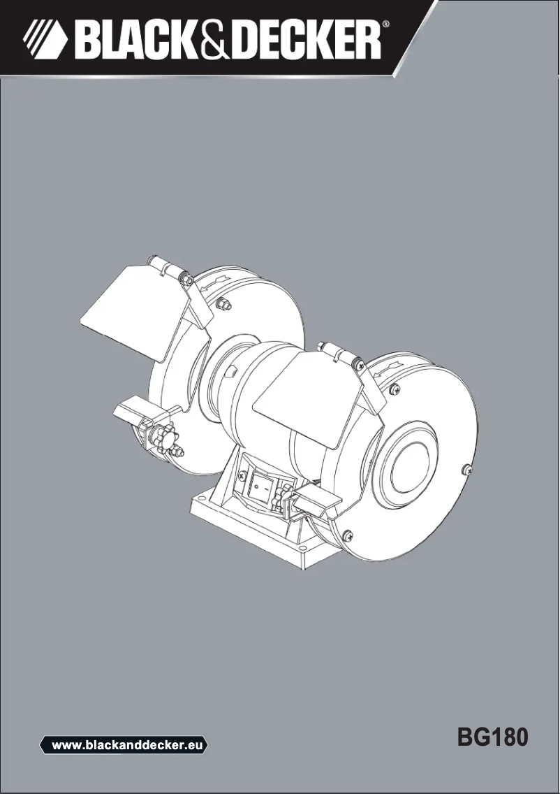 Page 1 de la notice Manuel utilisateur Black & Decker BG180