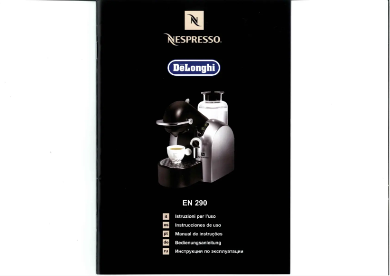Page n°1 - Manuel utilisateur DeLonghi Concept EN290M