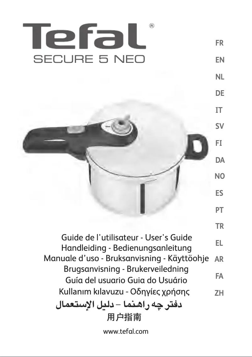 Page n°1 - Manuel utilisateur Tefal Secure 5
