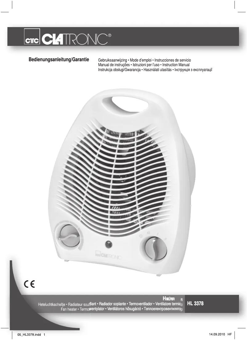 Image de la première page du manuel de l'appareil HL 3378