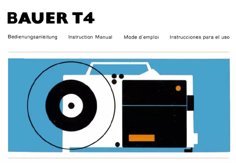 Page n°1 - Manuel utilisateur Bauer T4
