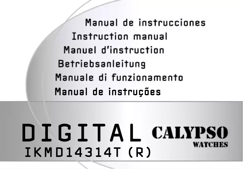 Page 1 de la notice Manuel utilisateur Calypso K5741