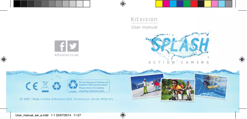 Page n°1 - Manuel utilisateur Kitvision Splash