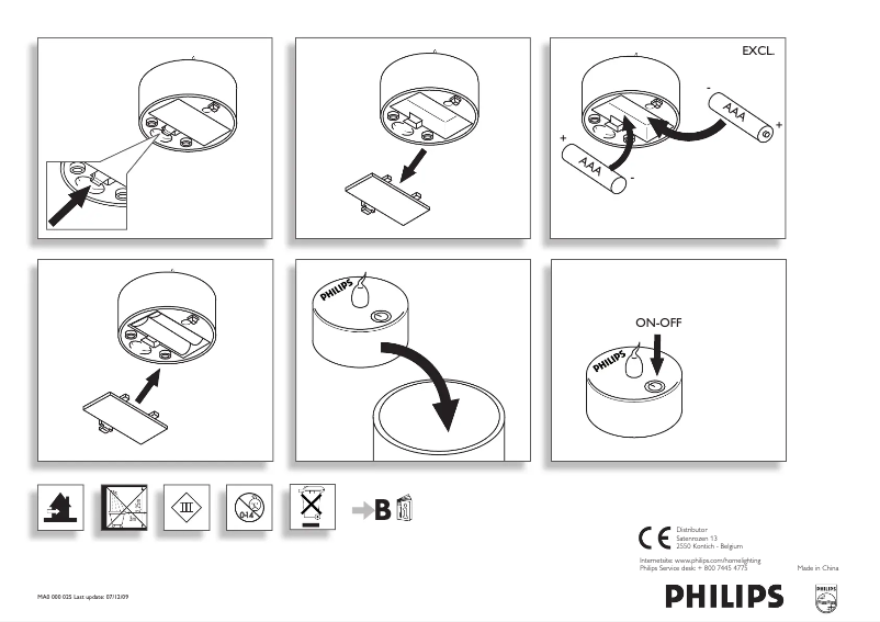Página 1 del manual Manual de usuario Philips IMAGEO MiniCandle