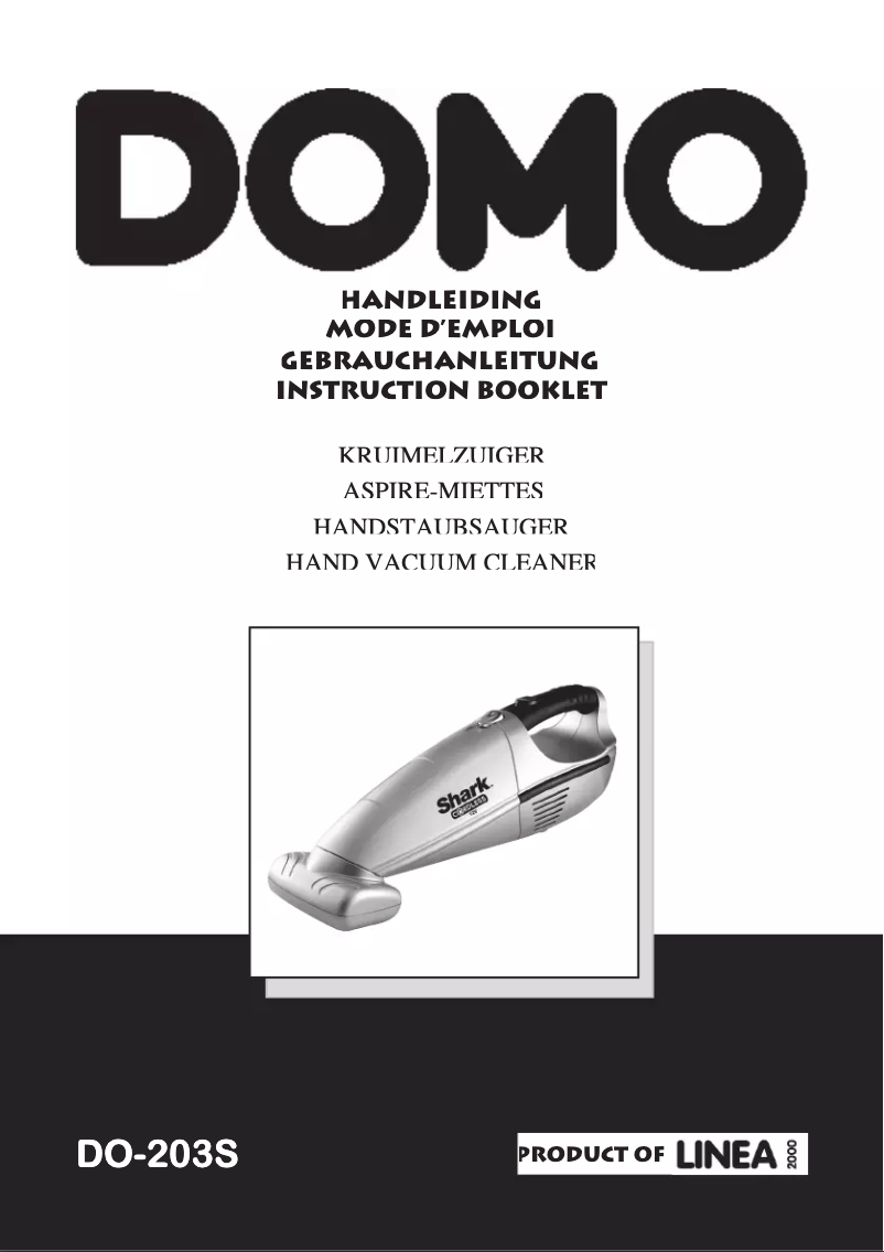 Page 1 de la notice Manuel utilisateur Domo DO203S