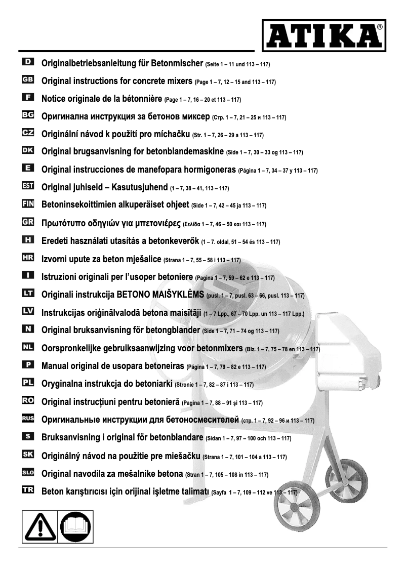 Image de la première page du manuel de l'appareil Profi 145 S FB