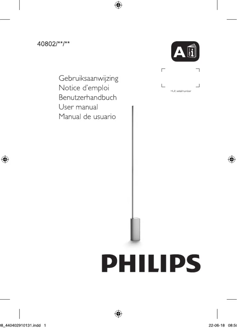 Página 1 del manual Manual de usuario Philips Hue Signe
