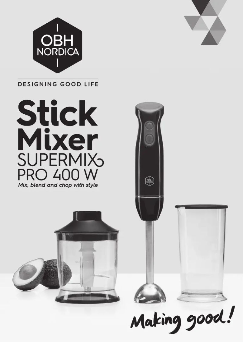 Página 1 del manual Manual de usuario OBH Nordica Super Mix Pro 7699