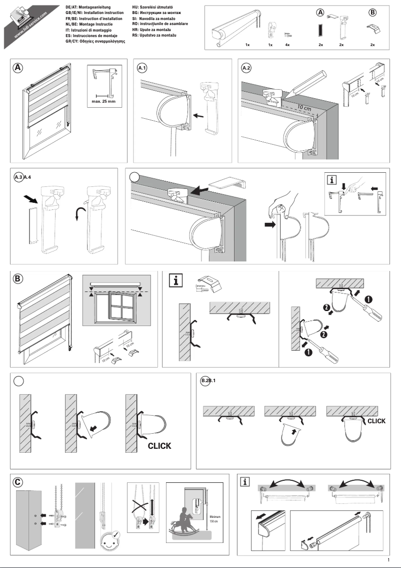Page 1 de la notice Manuel utilisateur Meradiso IAN 315298
