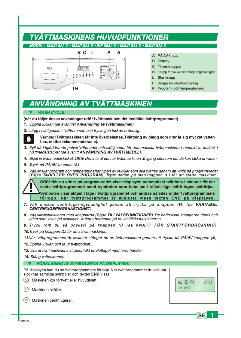 Page n°1 - Manuel utilisateur UPO Maxi 442 D