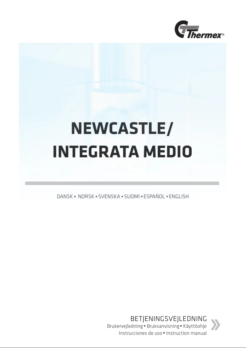 Page 1 de la notice Manuel utilisateur Thermex Newcastle Medio