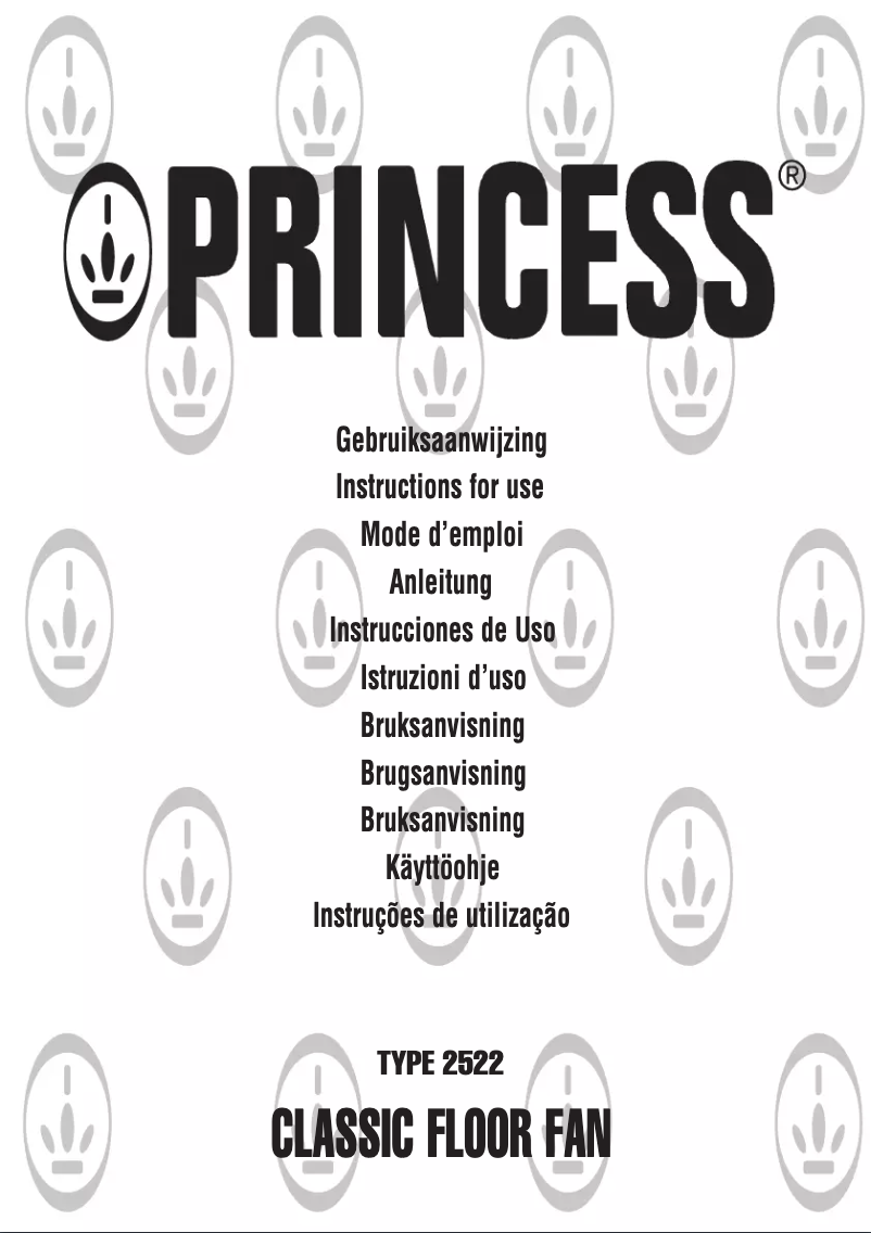 Page n°1 - Manuel utilisateur Princess 352522