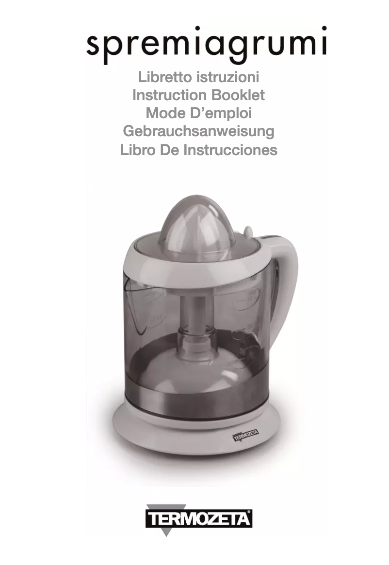 Page n°1 - Manuel utilisateur Termozeta 76008