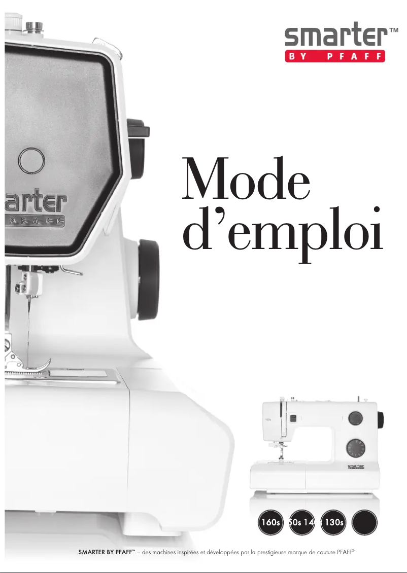 Page 1 of the manual User Manual Pfaff Smarter 130S