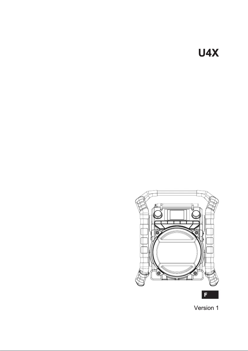 Image de la première page du manuel de l'appareil U4X