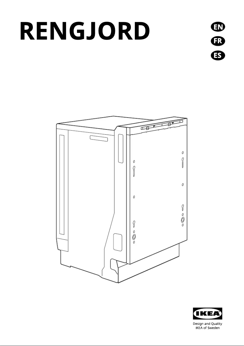 Page 1 de la notice Manuel utilisateur Ikea RENGJORD 905.045.72