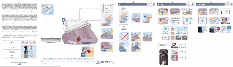 Page n°1 - Manuel utilisateur Tefal Pro Express Vision GV9820