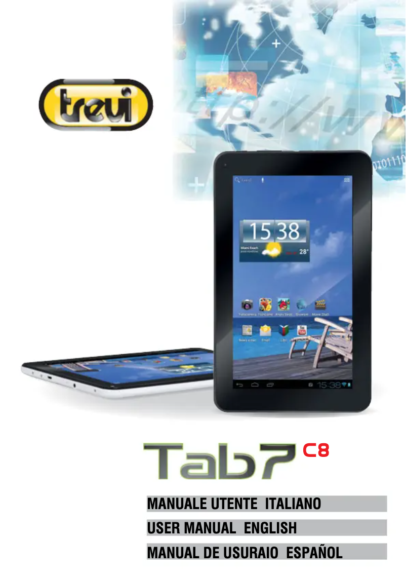 Page 1 de la notice Manuel utilisateur Trevi TAB 7 C8