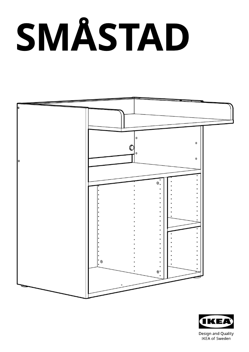 Image de la première page du manuel de l'appareil SMÅSTAD 404.626.21