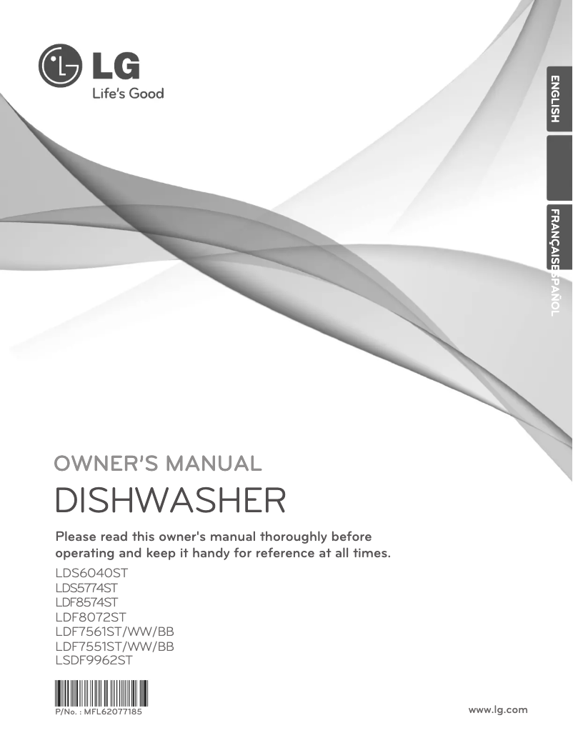 Página 1 del manual Manual de usuario LG LDS5774ST