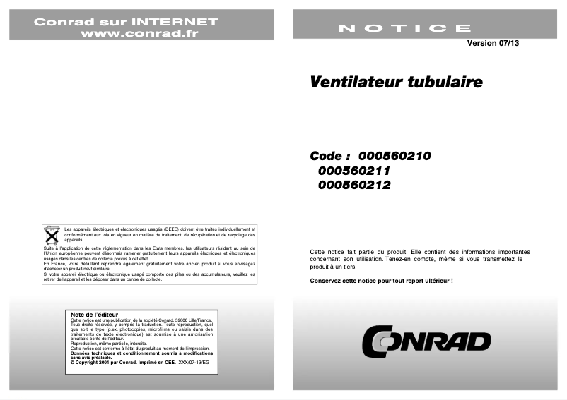 Page n°1 - Manuel utilisateur Siku KL 100