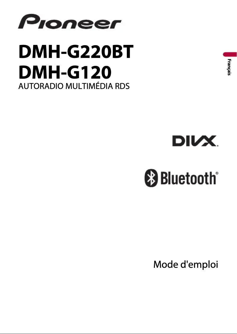 Page n°1 - Manuel utilisateur Pioneer DMH-G220BT