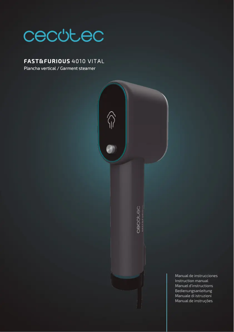 Page 1 de la notice Manuel utilisateur Cecotec Fast&Furious 4010 Vital