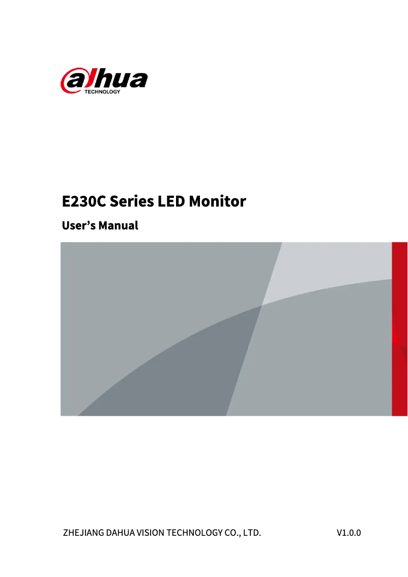 Image de la première page du manuel de l'appareil LM32-E230C
