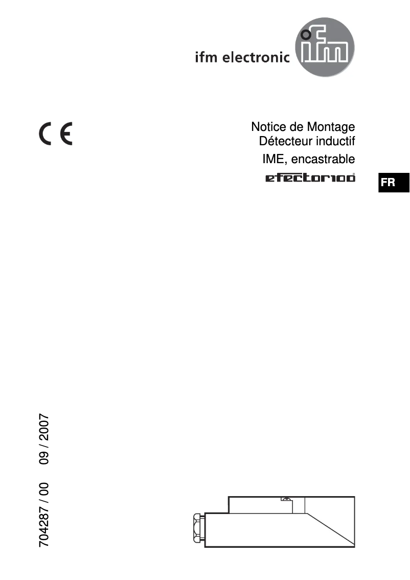 Page n°1 - Manuel utilisateur IFM IM0015