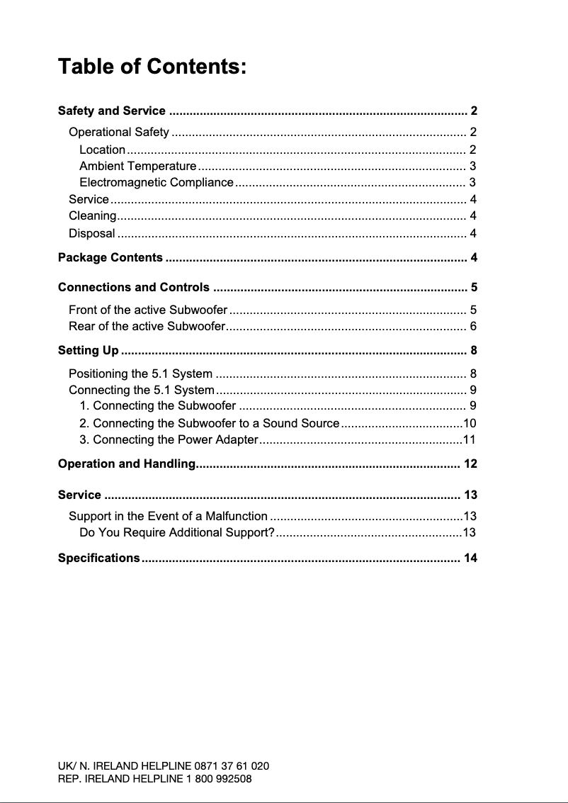 Image de la première page du manuel de l'appareil E83005 (MD 85770)