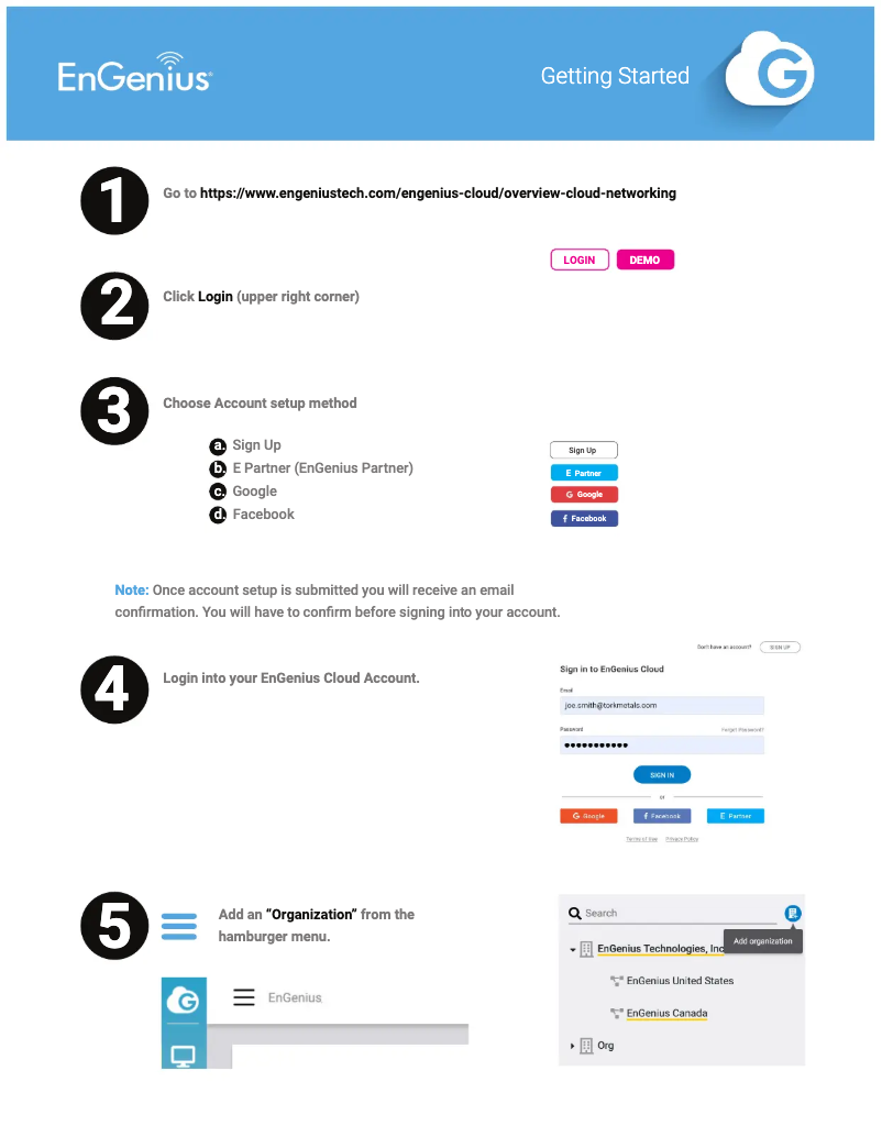 Page 1 de la notice Manuel utilisateur EnGenius ECW270