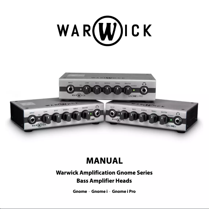 Página 1 del manual Manual de usuario Warwick Gnome i