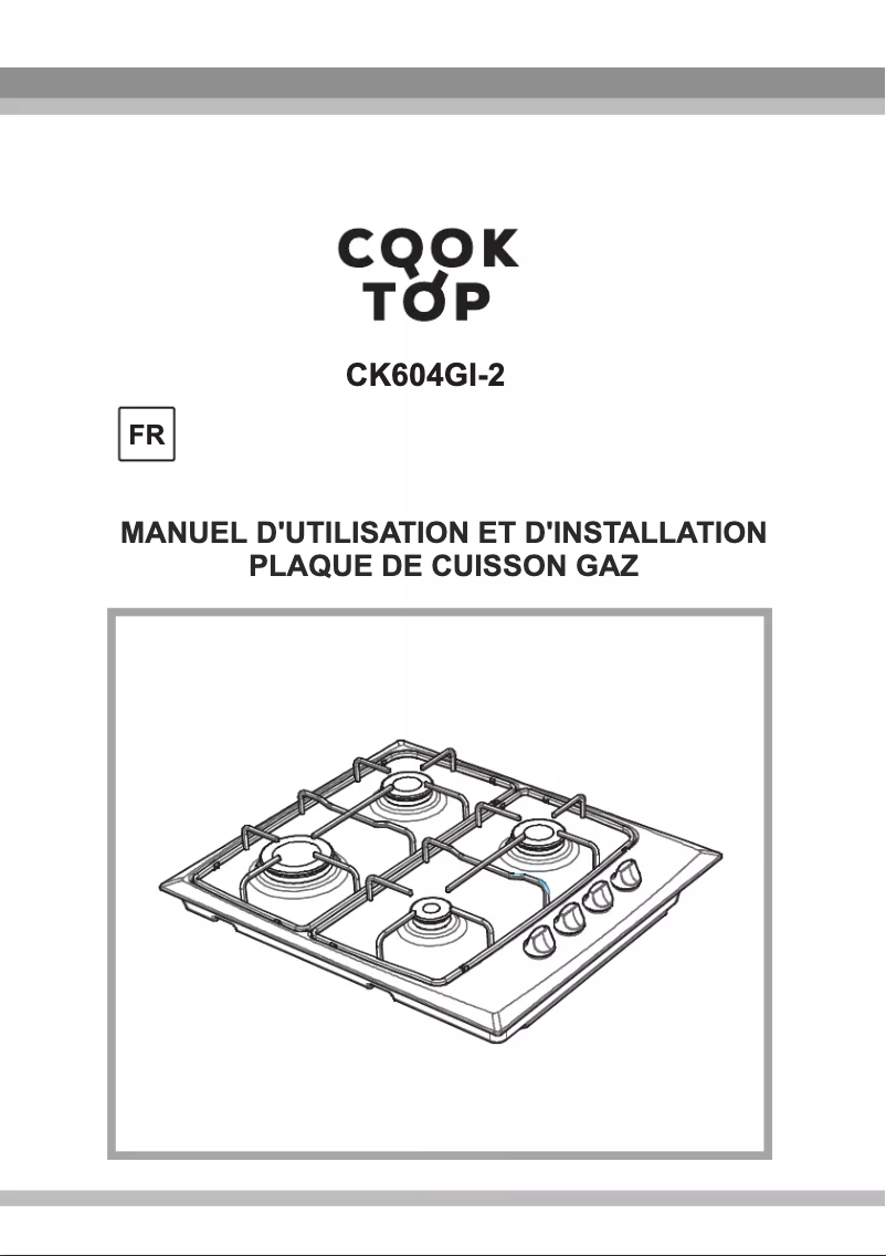 Image de la première page du manuel de l'appareil CK604GI-2