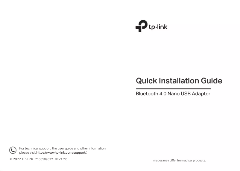 Page 1 de la notice Manuel utilisateur TP-Link UB5A