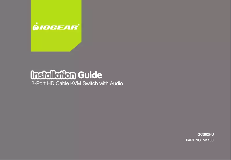 Image de la première page du manuel de l'appareil GCS62HU