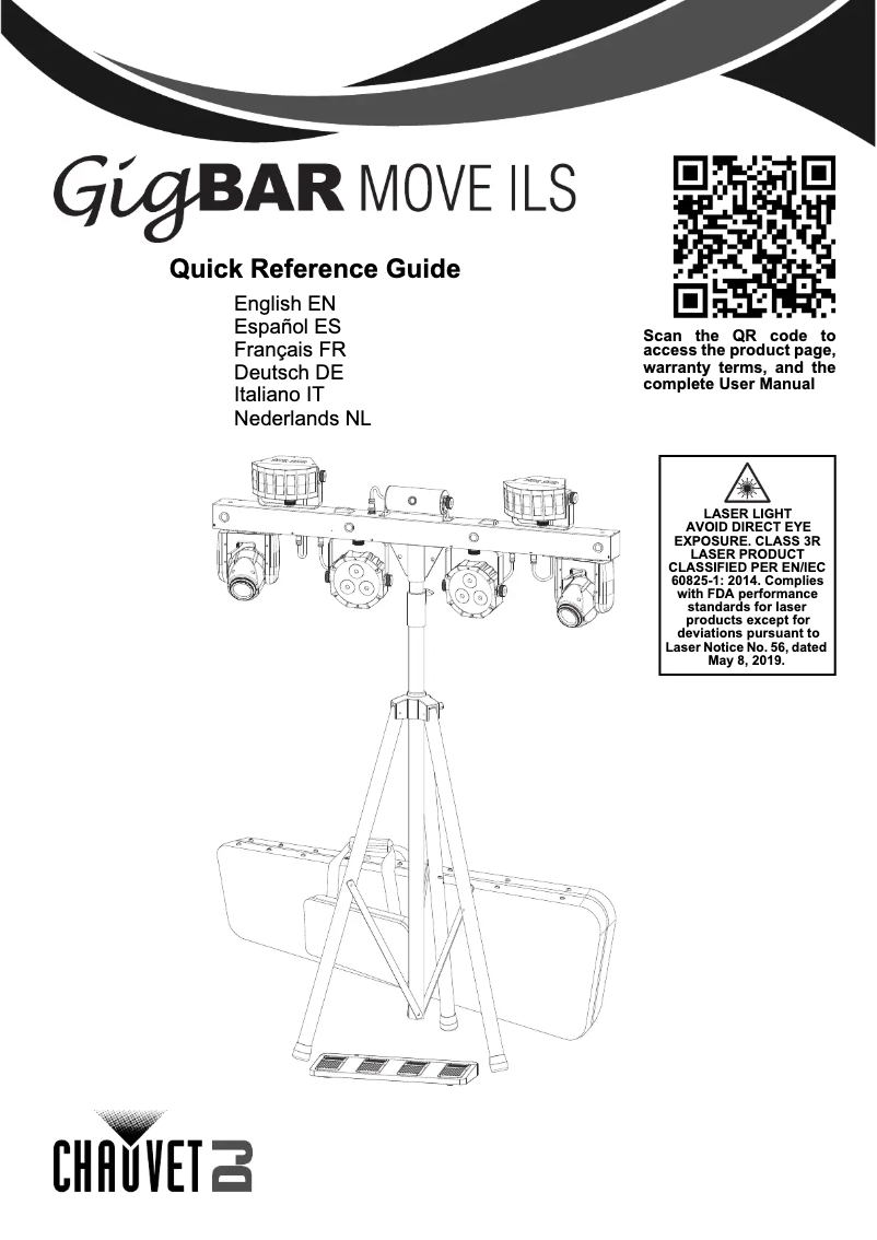Page n°1 - Manuel utilisateur Chauvet GigBAR Move ILS