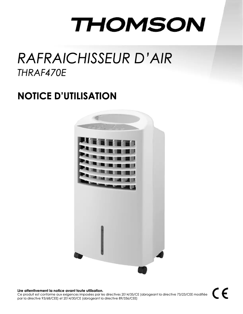 Página 1 del manual Manual de usuario Thomson THRAF470E